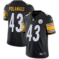 Troy Polamalu #43 Pittsburgh Steelers Black Jersey