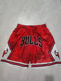 Chicago Bulls Red Dragon Year Edition Pocket Shorts