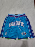 Charlotte Hornets Classic Blue Pocket Shorts
