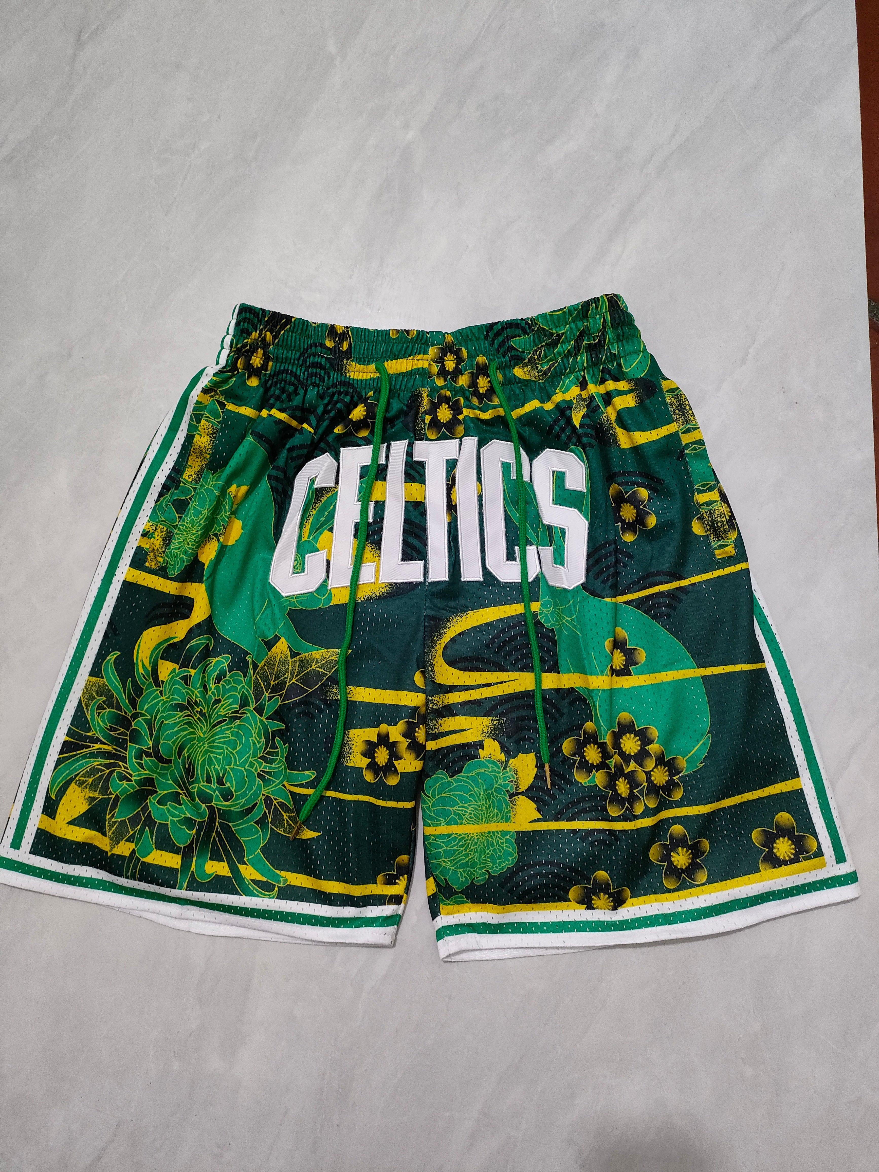 Boston Celtics Green Rabbit Year Limited Edition Pocket Shorts