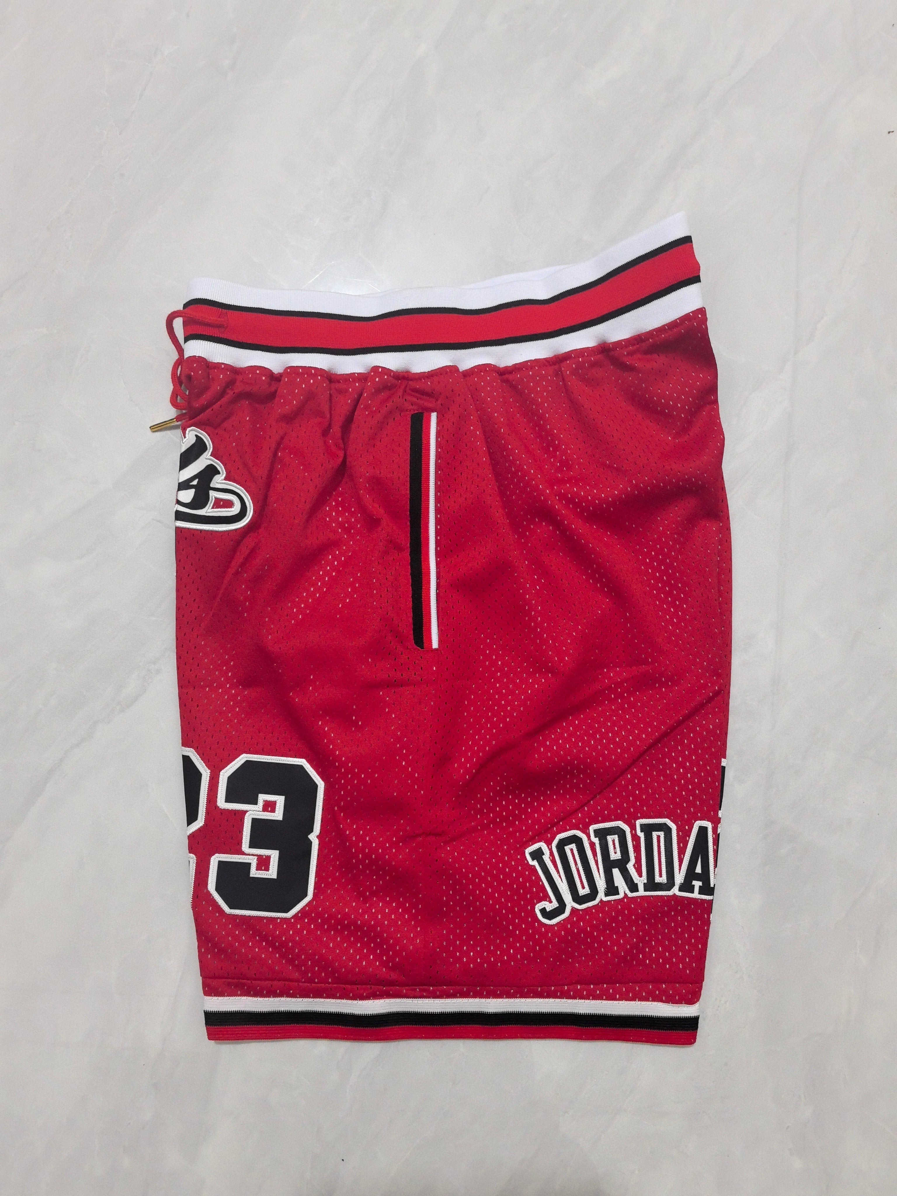 Chicago Bulls Red Retro Pocket Shorts