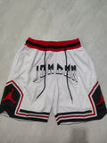 Jordan White Pocket Shorts