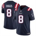 Stefon Diggs Navy #8 New England Patriots Vapor F.U.S.E. Limited Jersey