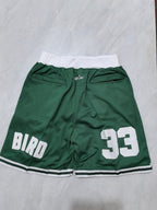 Boston Celtics Green Retro Pocket Shorts