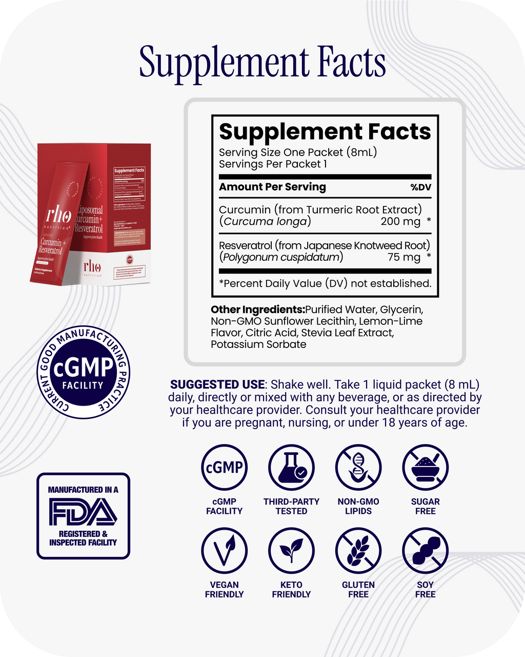 Curcumin + Resveratrol Travel Packs