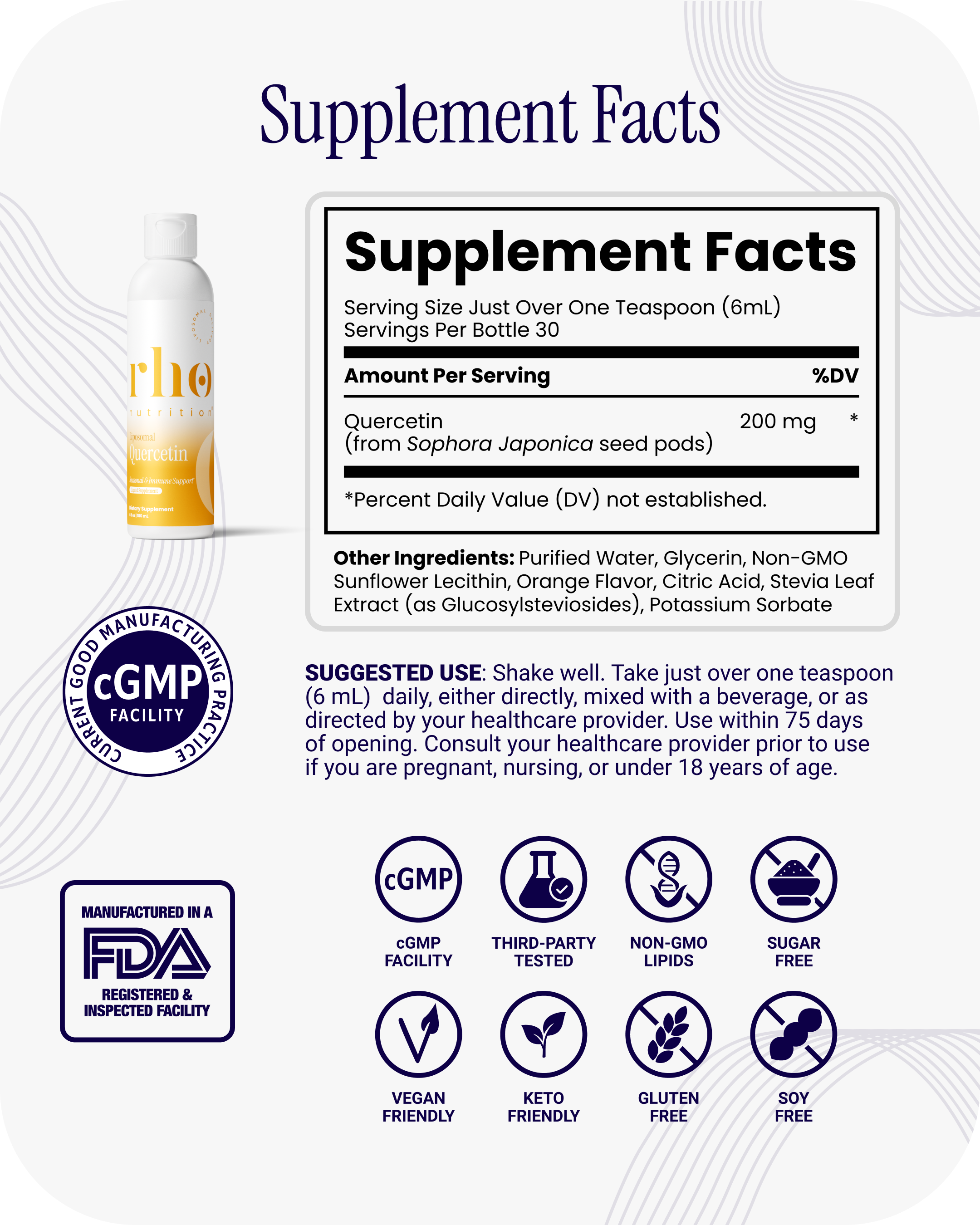 Liposomal Quercetin (3 Pack)