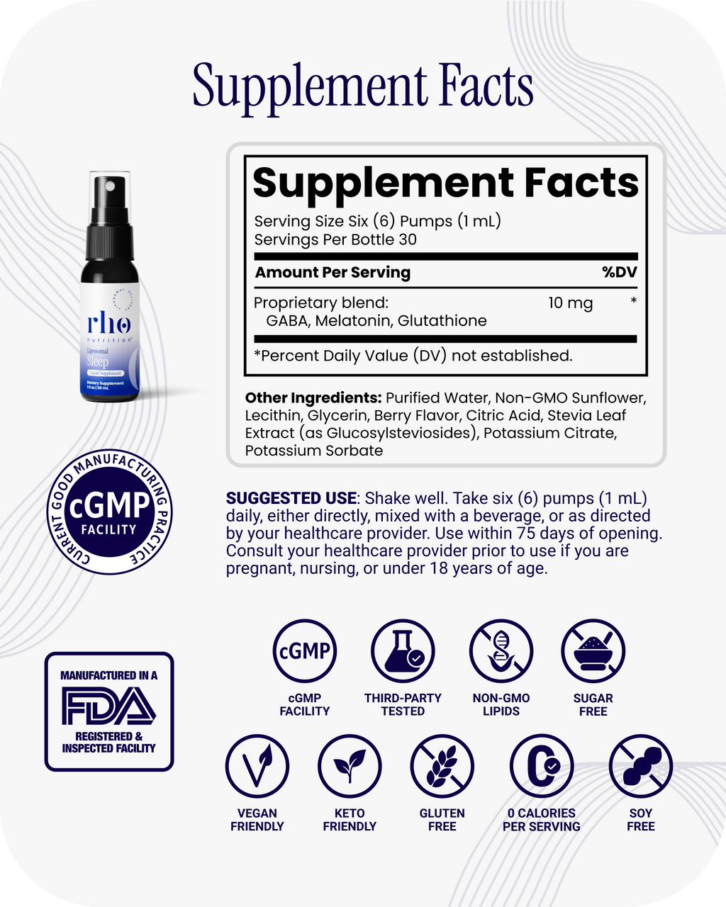 Liposomal Sleep Formula