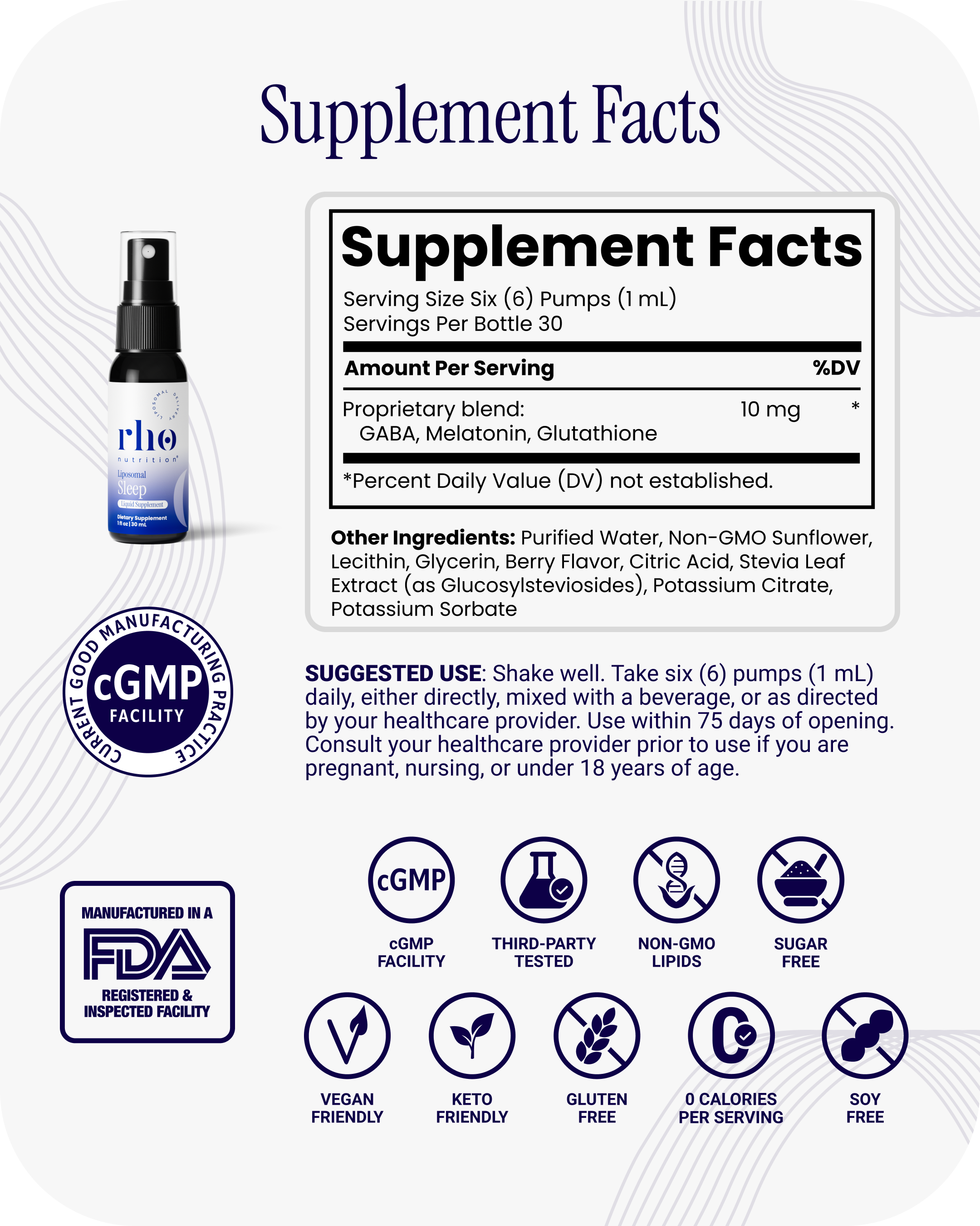Liposomal Sleep Formula (3 Pack)