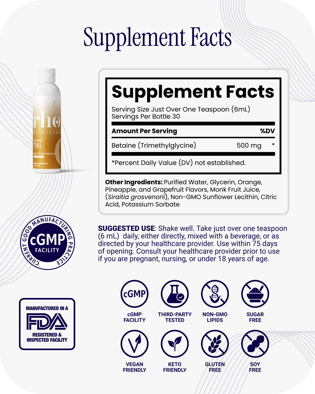 Liposomal TMG