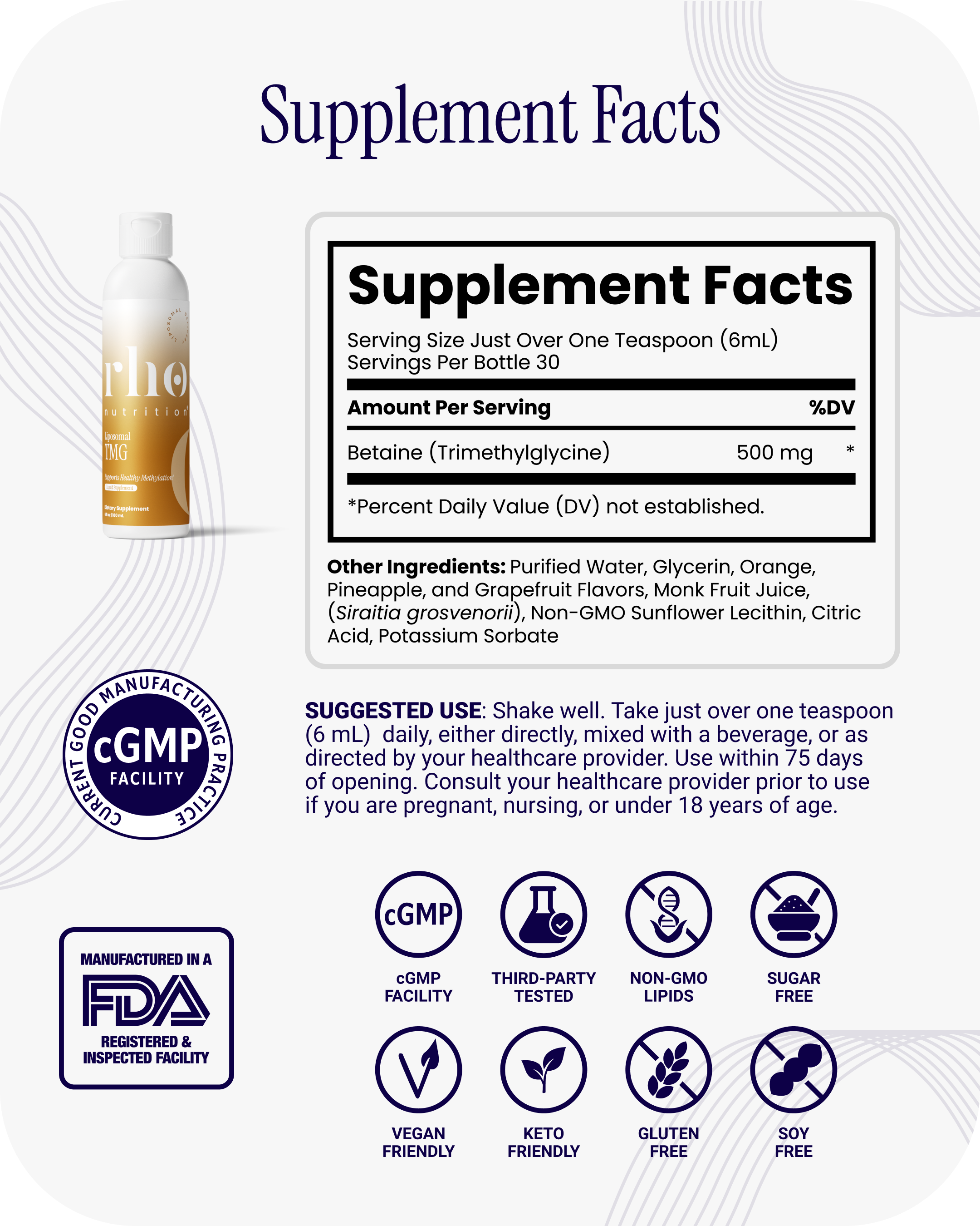Liposomal TMG