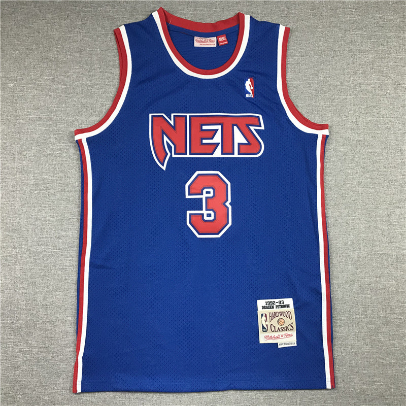 Brooklyn Nets Dra?en Petrovi? #3 City Edition - Embroidered Jersey