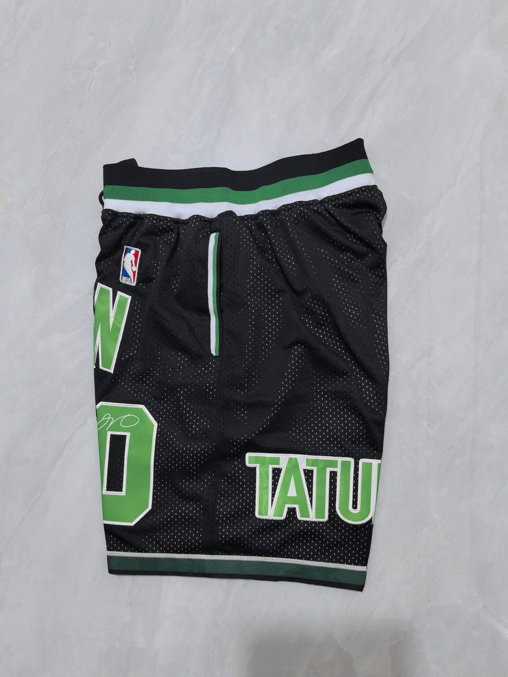 Boston Celtics Black Retro Pocket Shorts