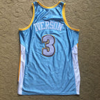 Allen Iverson Denver Nuggets  blue 3 MN