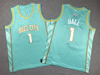 Youth LaMelo Ball Charlotte Hornets #1 Embroidered Jersey