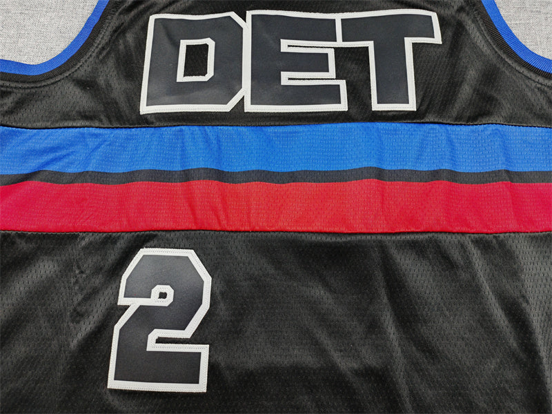 Detroit Pistons Cade Cunningham #2 City Edition Swingman Jersey ！ Embroidered