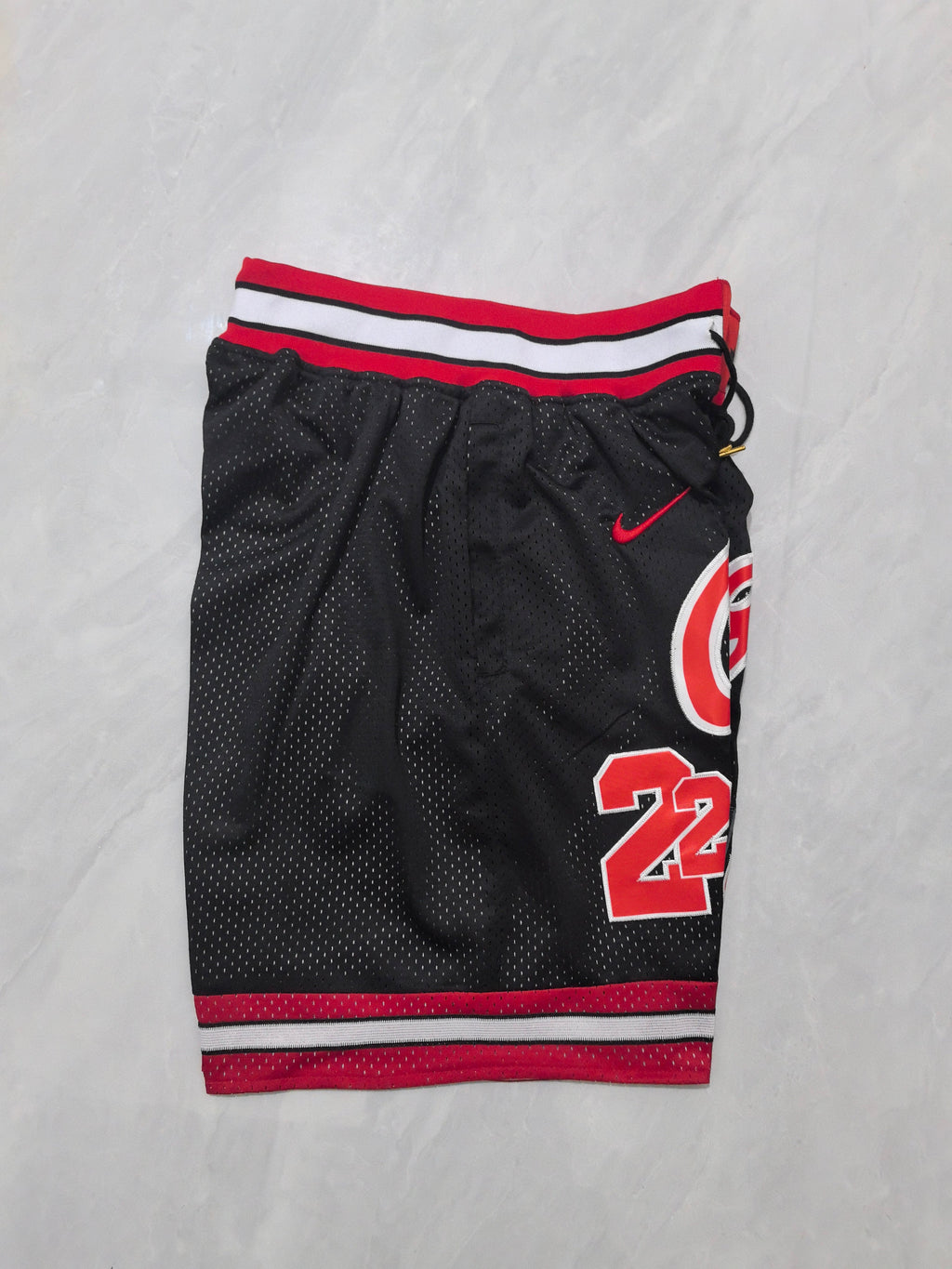 Chicago Bulls Black Retro Pocket Shorts