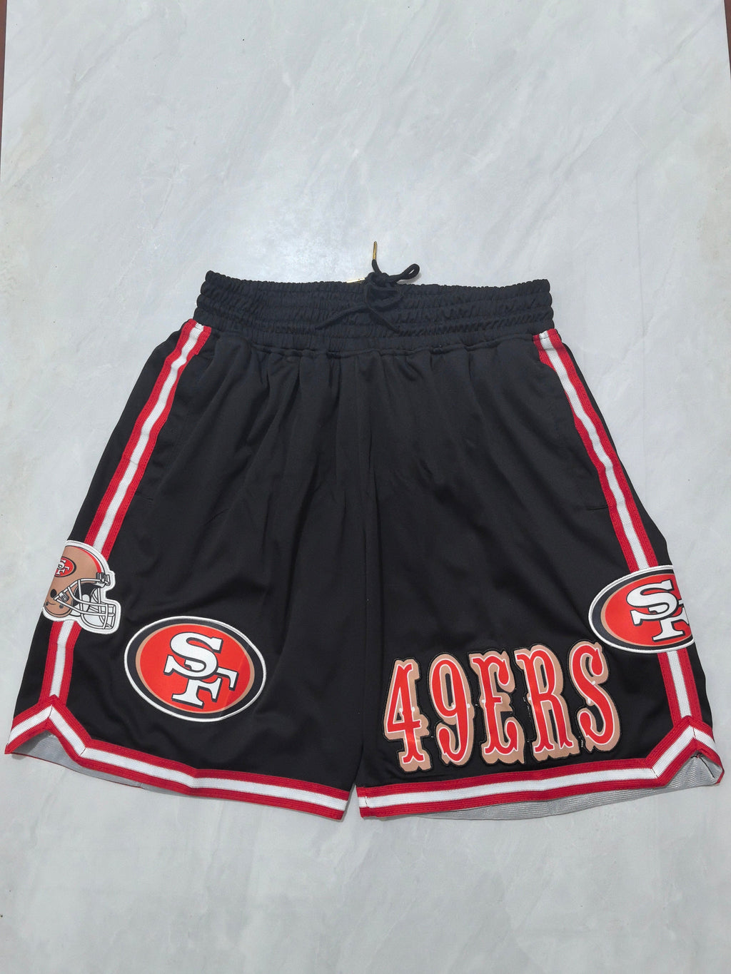San Francisco 49ers Black Pocket Shorts