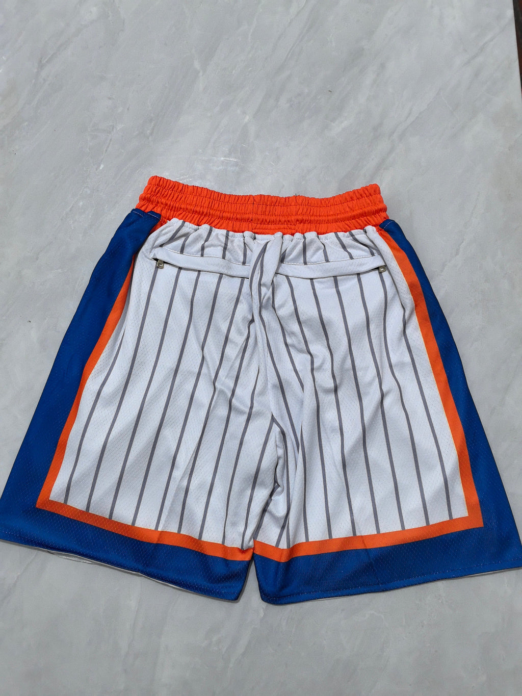 New York Knicks 2025 White Stripe City Edition Pocket Shorts