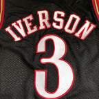 Allen Iverson Philadelphia 76ers 3 Black MN