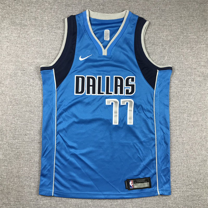 Youth Luka Don?i? Dallas Mavericks #77 Embroidered  Jersey