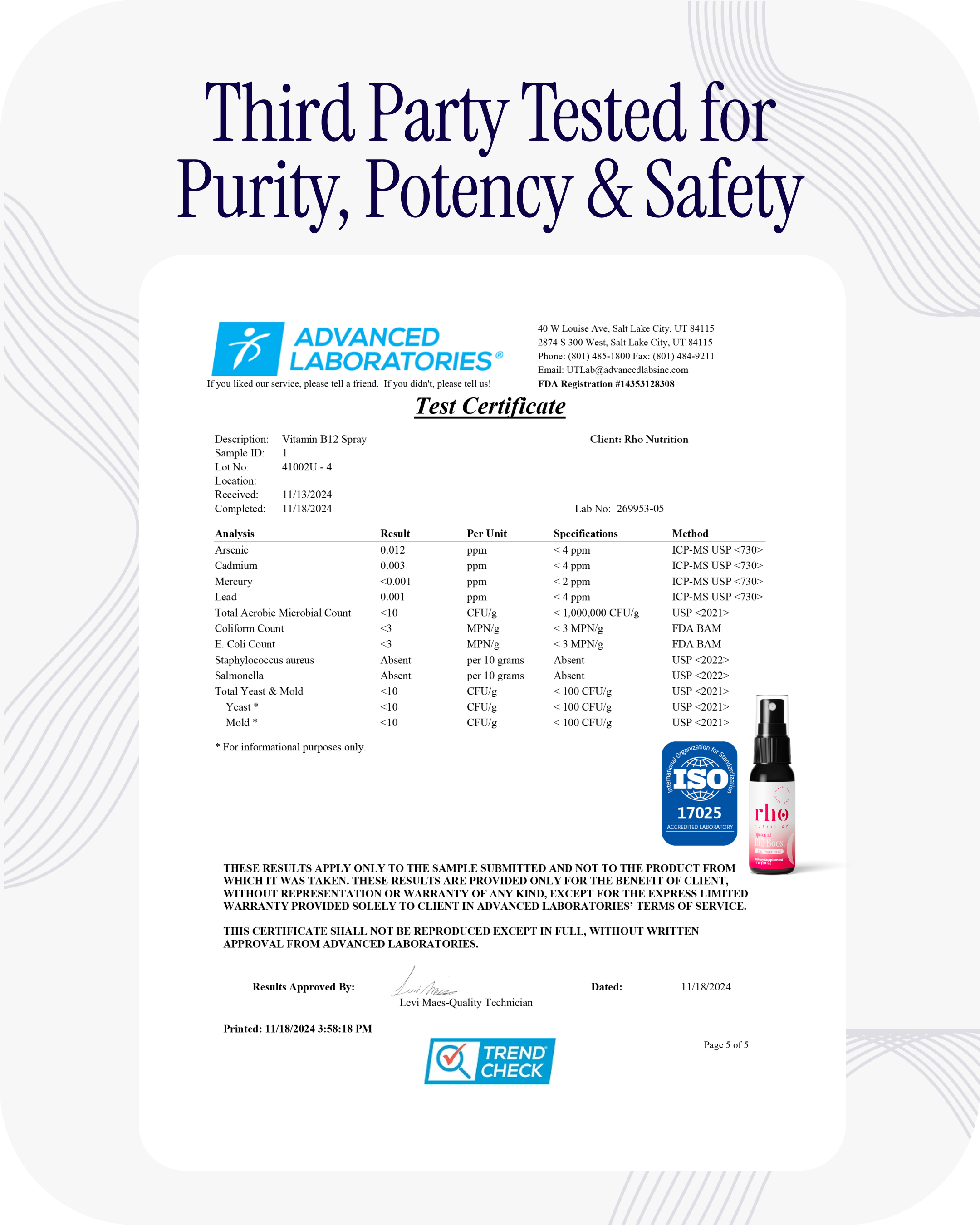 Liposomal Methyl B12