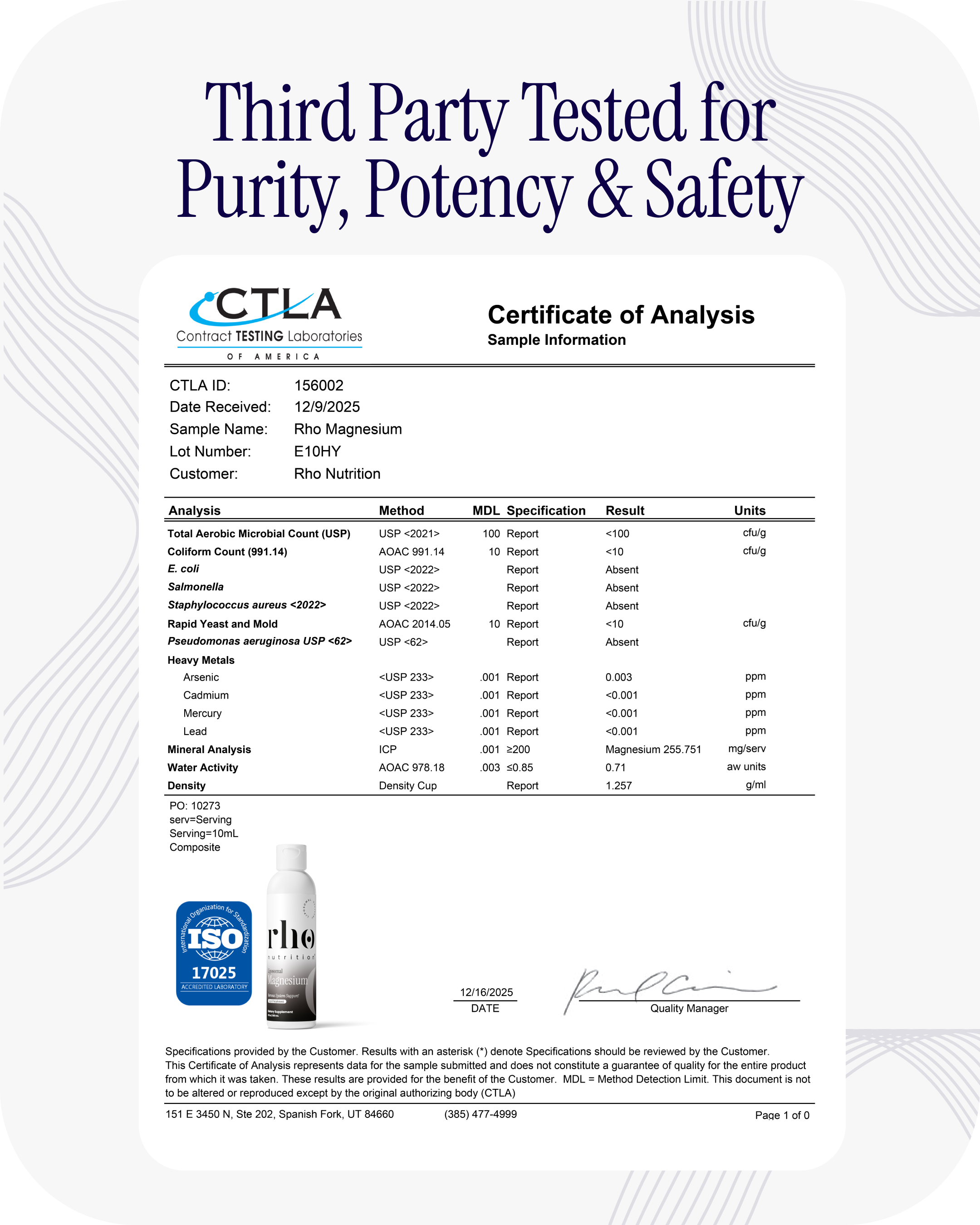Liposomal Magnesium
