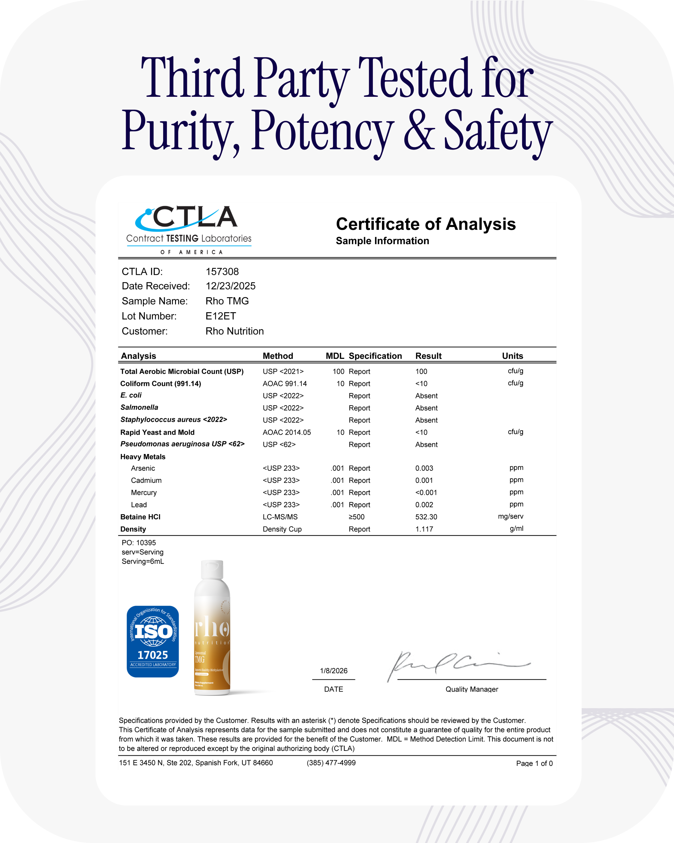 Liposomal TMG