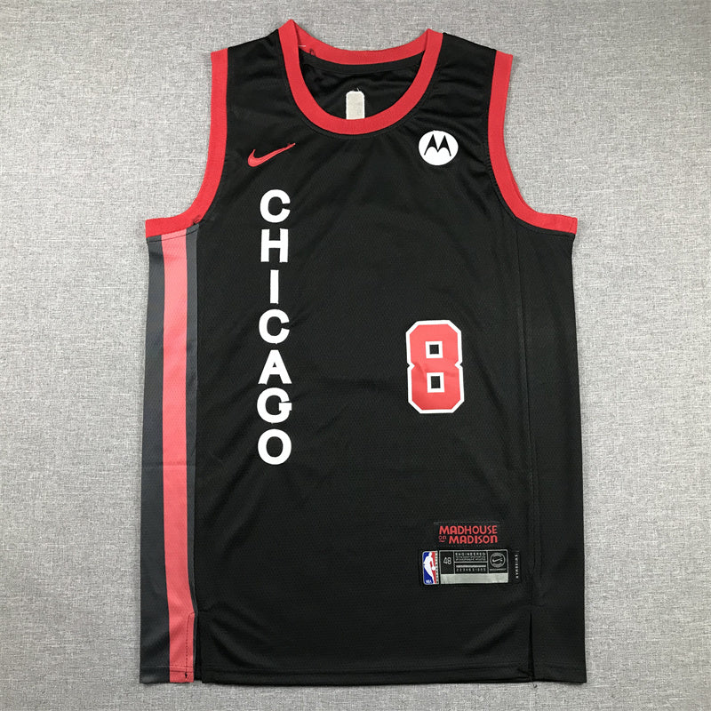 Chicago Bulls Zach LaVine #8 2024 City Edition Swingman Jersey � Embroidered