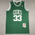 Boston Celtics Larry Bird #33 1985-86 Throwback ！ Embroidered Jersey