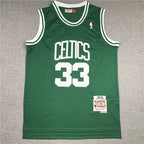 Boston Celtics Larry Bird #33 1985-86 Throwback ！ Embroidered Jersey