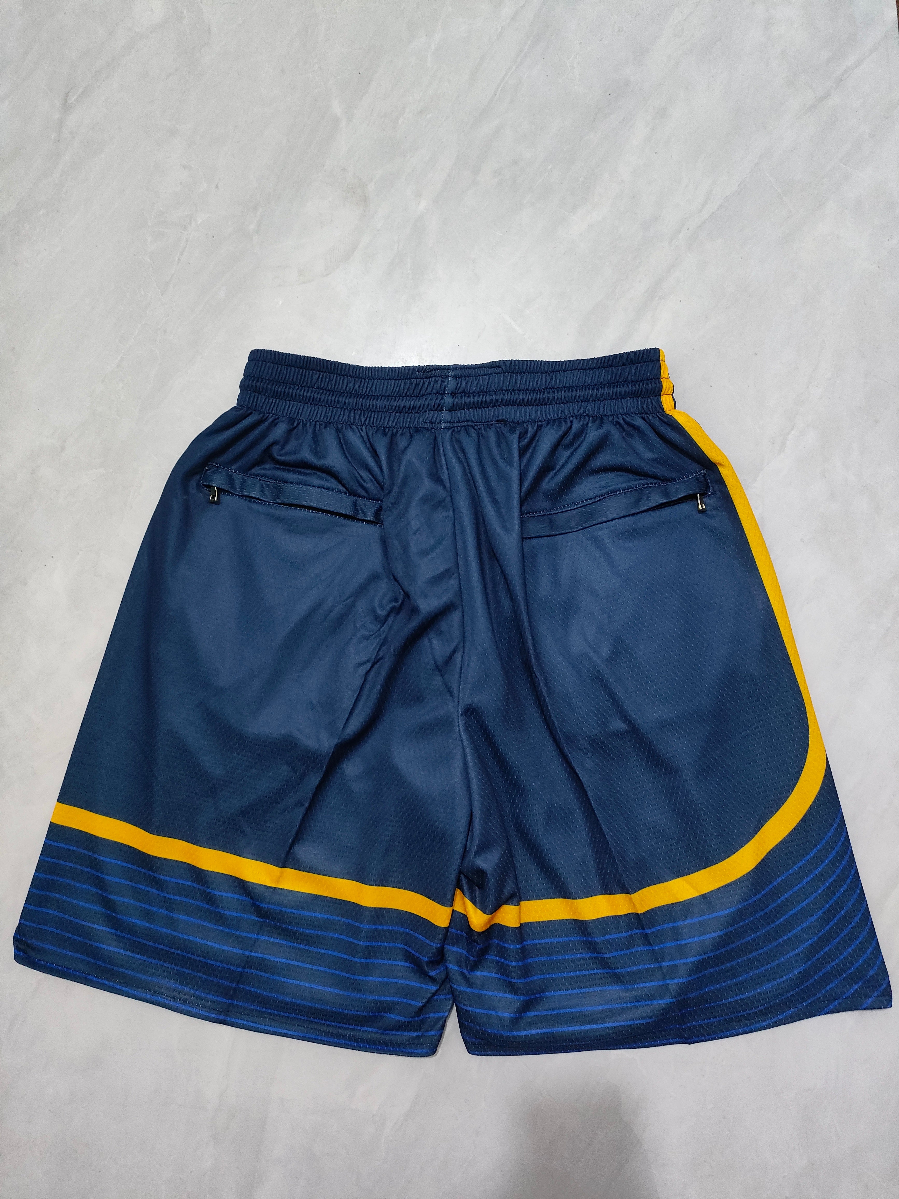 Golden State Warriors Dark Blue Statement Edition Pocket Shorts