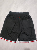 Chicago Bulls Black Retro Pocket Shorts
