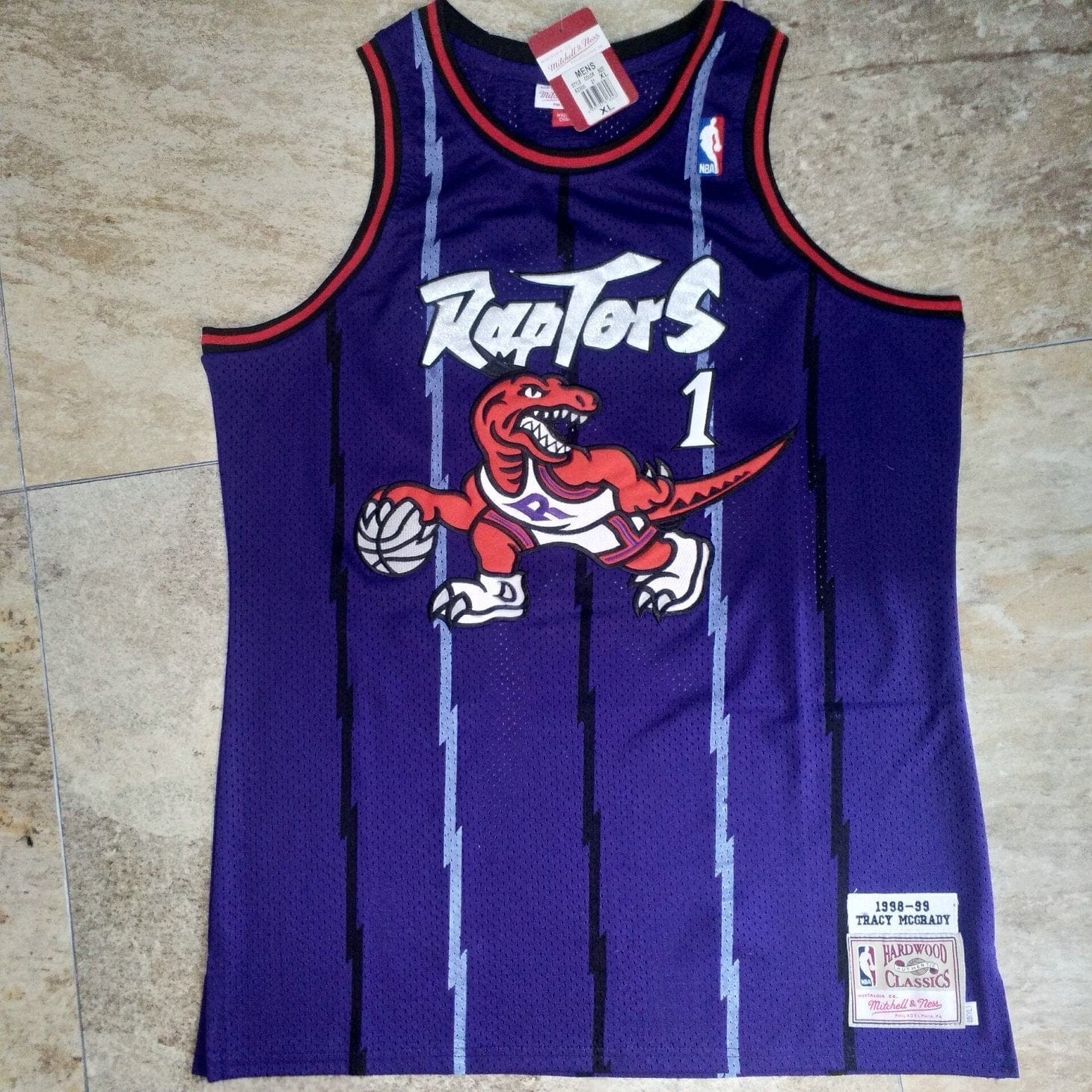 Tracy McGrady Toronto Raptors Throwback Jersey MN