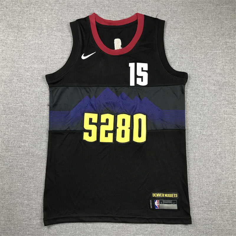 Youth Nikola Joki? Denver Nuggets #15 City Edition Embroidered  Jersey