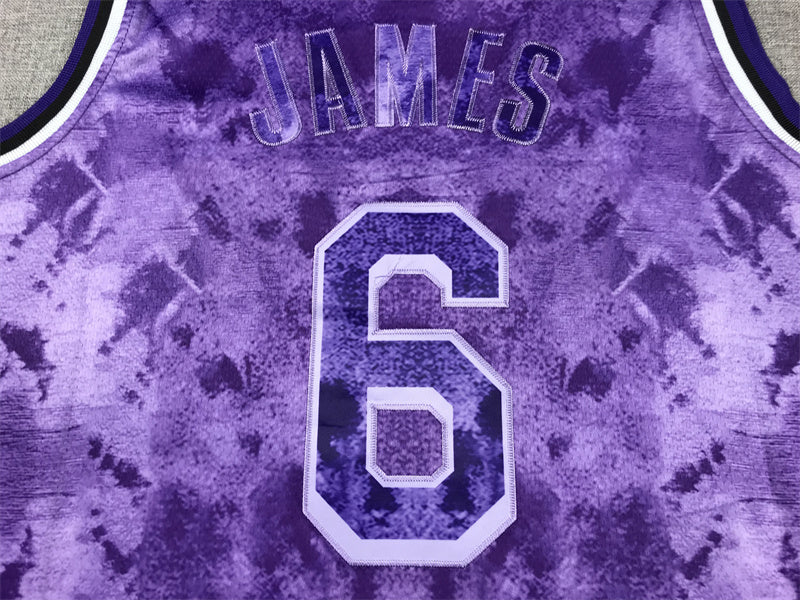 LeBron James #6 Los Angeles Lakers City Edition Swingman Jersey - Embroidered