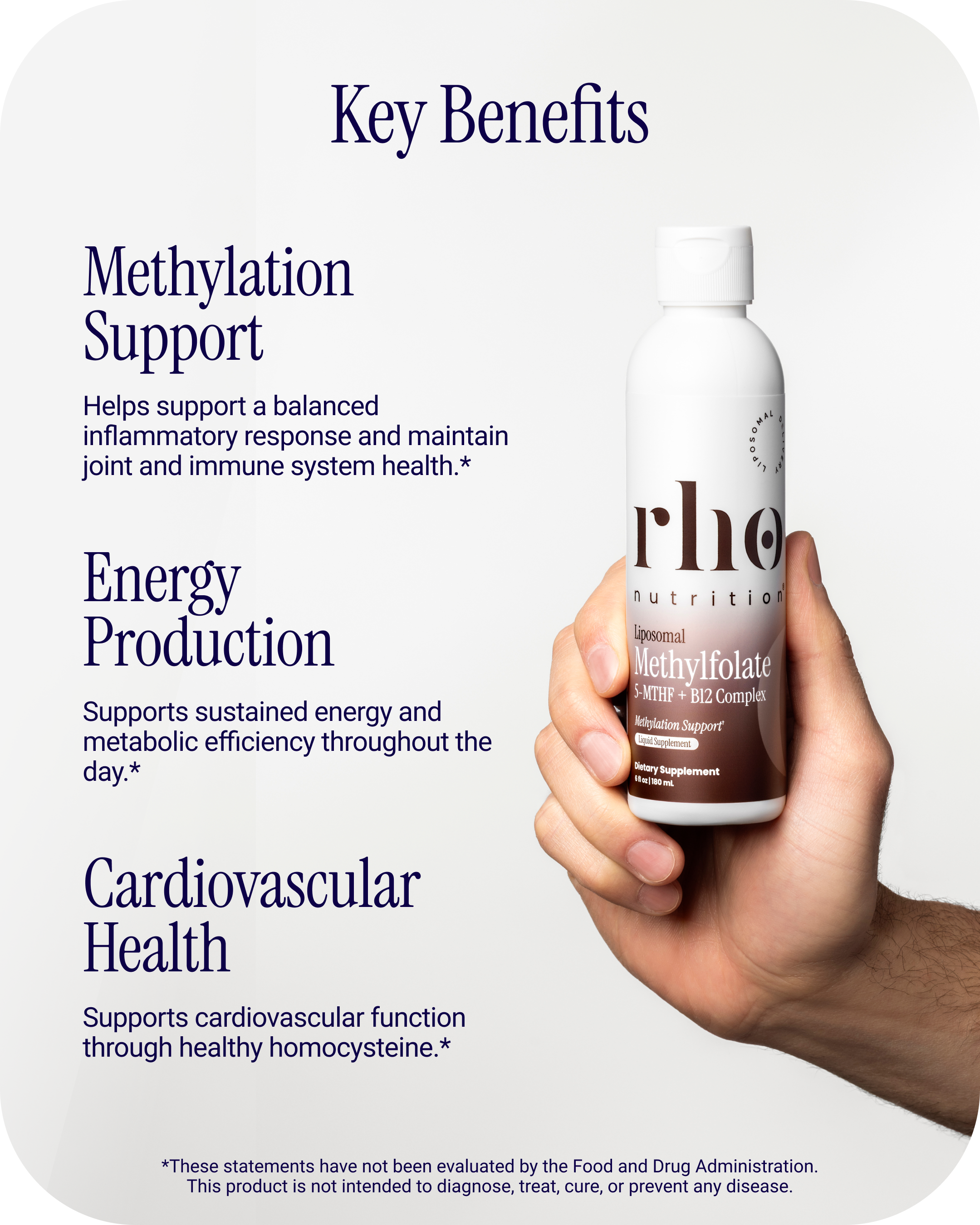 Liposomal Methylfolate 5-MTHF + B12 Complex