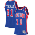 Detroit Pistons Isiah Thomas 1988-89 Blue Throwback ― Embroidered