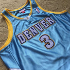 Allen Iverson Denver Nuggets  blue 3 MN