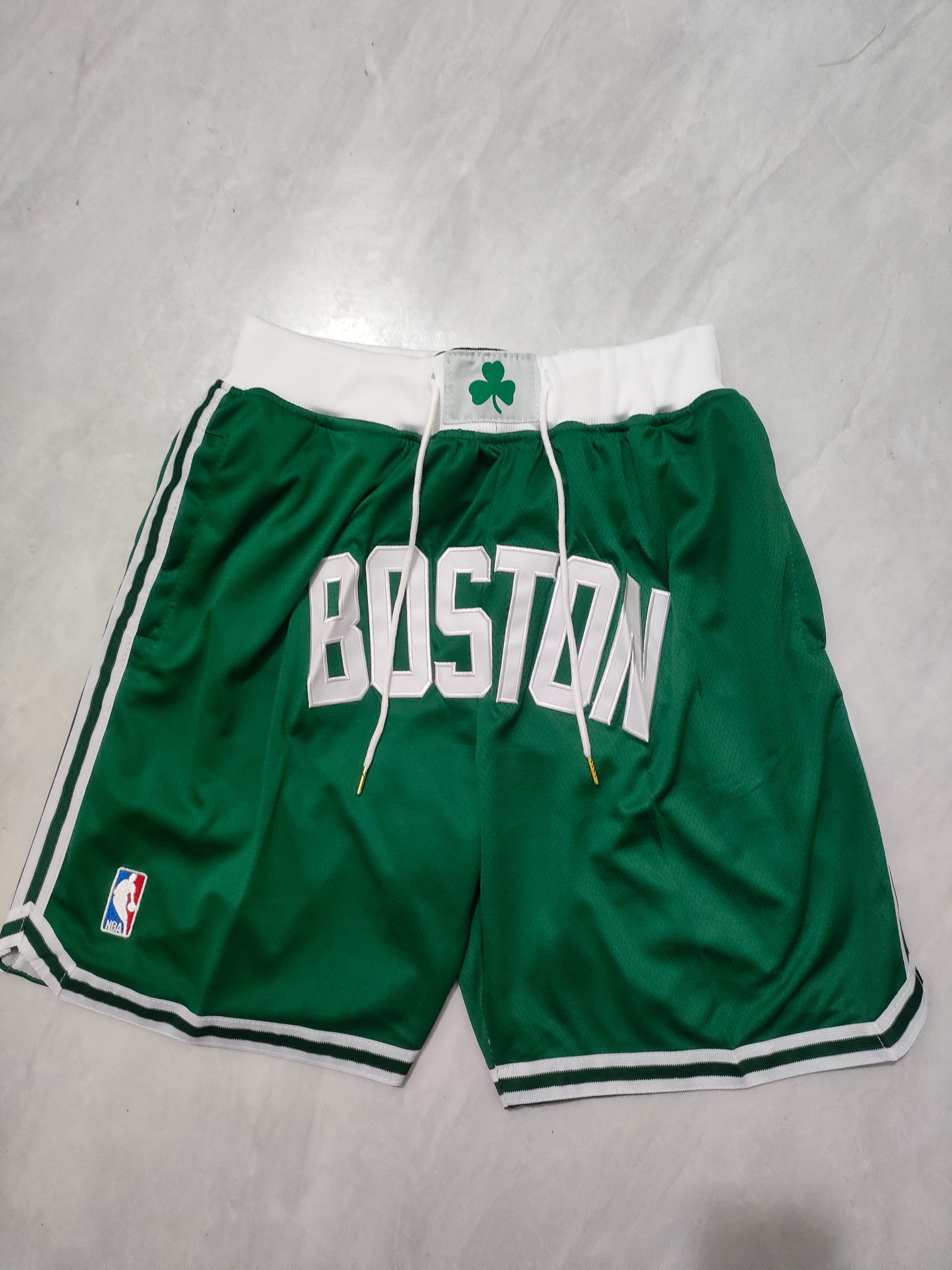 Boston Celtics Green Regular Pocket Shorts