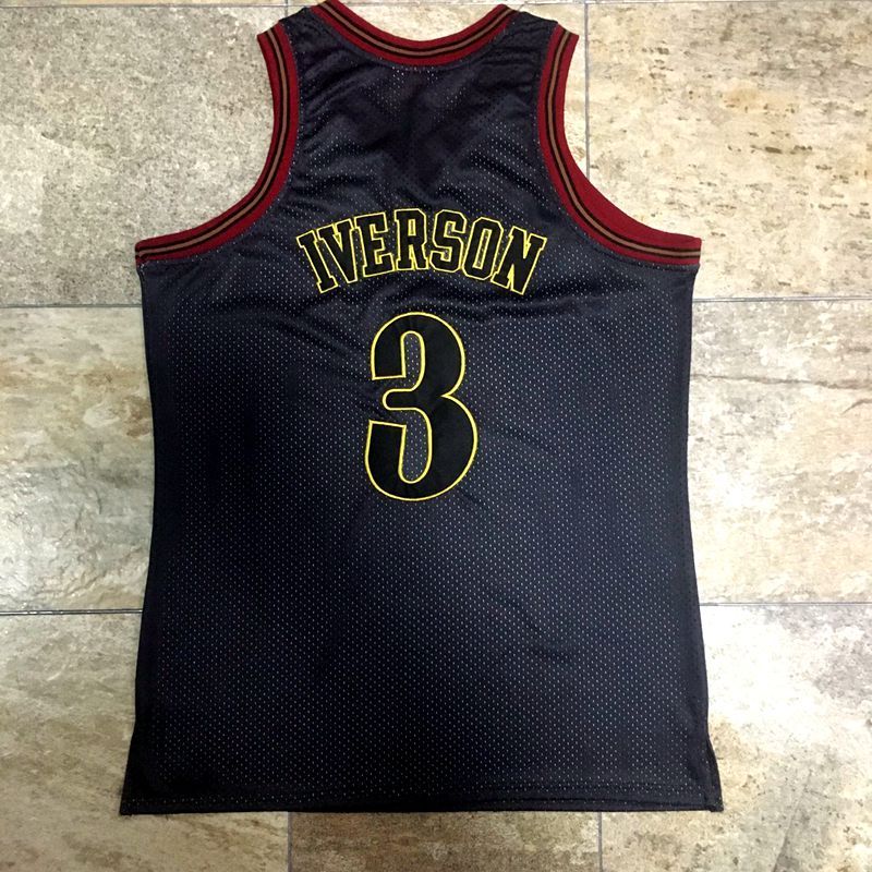 Allen Iverson Philadelphia 76ers 3 Black MN