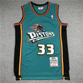 Detroit Pistons Grant Hill #33 1998-99 Throwback ！ Embroidered