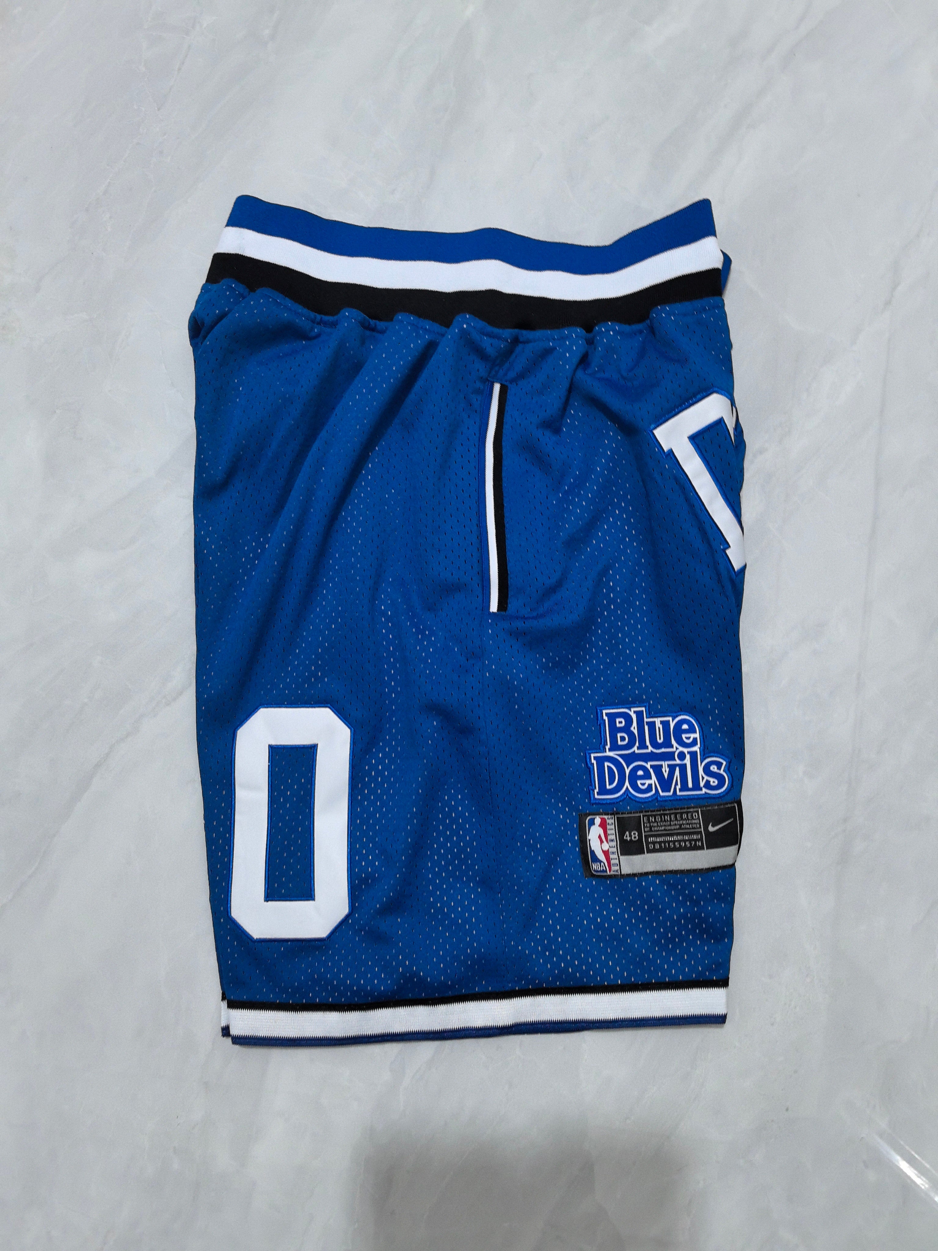 NCAA Duke Blue Devils Blue Retro Pocket Shorts