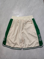 Boston Celtics Off-White Pocket Shorts