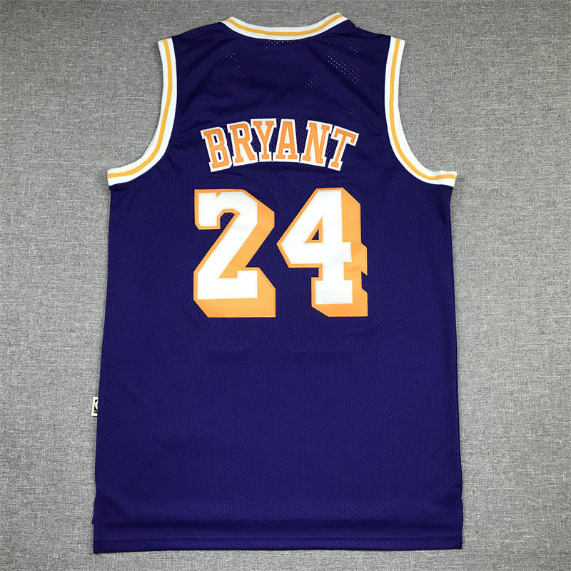 Kobe Bryant #24 Los Angeles Lakers Throwback Embroidered Jersey