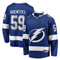 Men's Tampa Bay Lightning Jake Guentzel Fanatics Blue Home Premier Breakaway Player Jersey