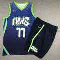 Dallas Mavericks Luka Doncic #77 City Edition Swingman Set ！ Embroidered