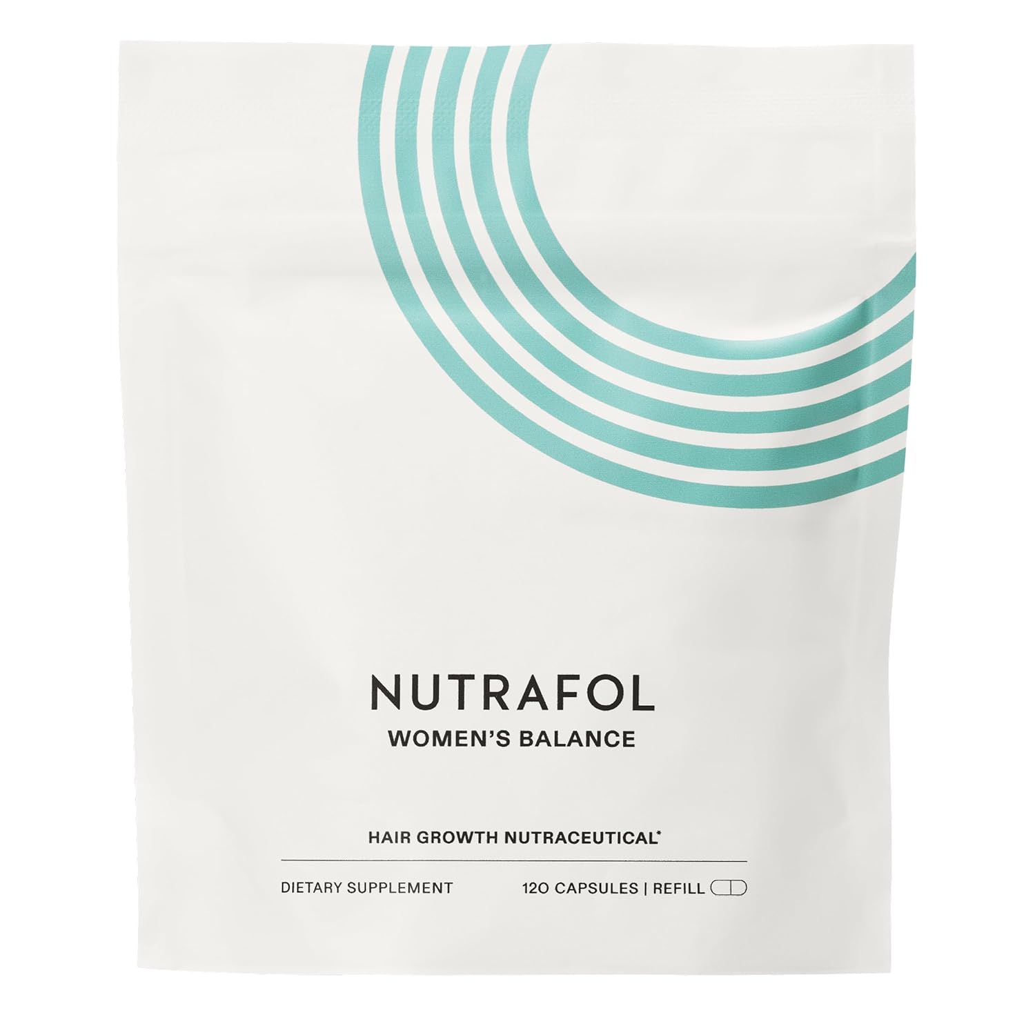 Nutrafol Women's Balance Hair Growth Supplements, Age 45+, 1-Month Pouch
