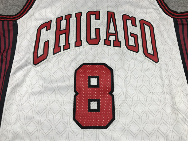 Chicago Bulls Zach LaVine #8 2023 City Edition Swingman Jersey � Embroidered