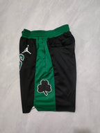 Boston Celtics Black City Edition Pocket Shorts