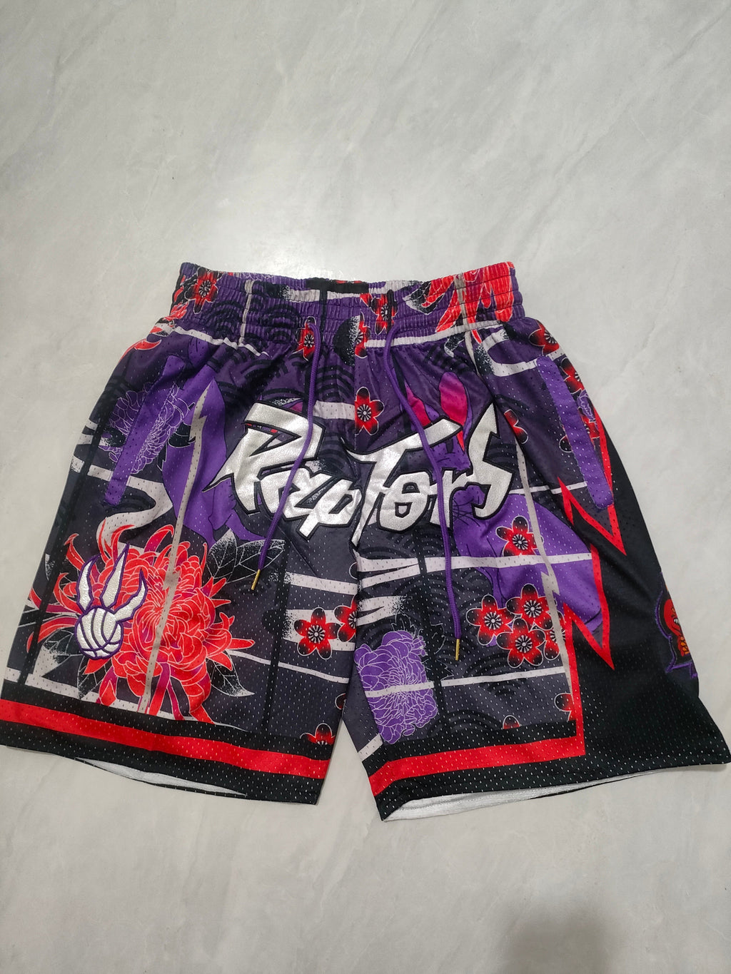 Toronto Raptors Purple Rabbit Year Limited Edition Pocket Shorts
